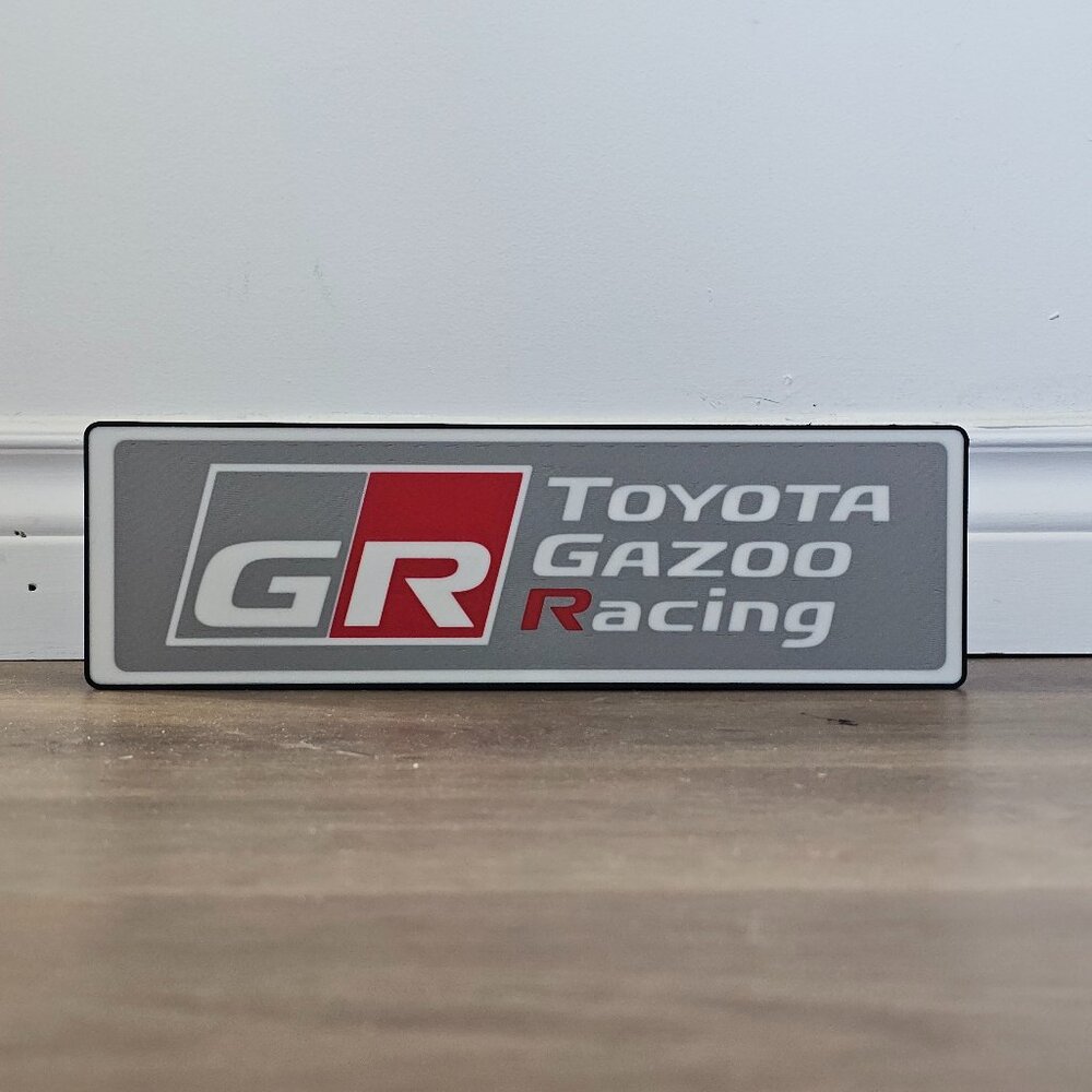Toyota GR Gazoo Racing - LED Lightbox Sign - Picture 2 of 3